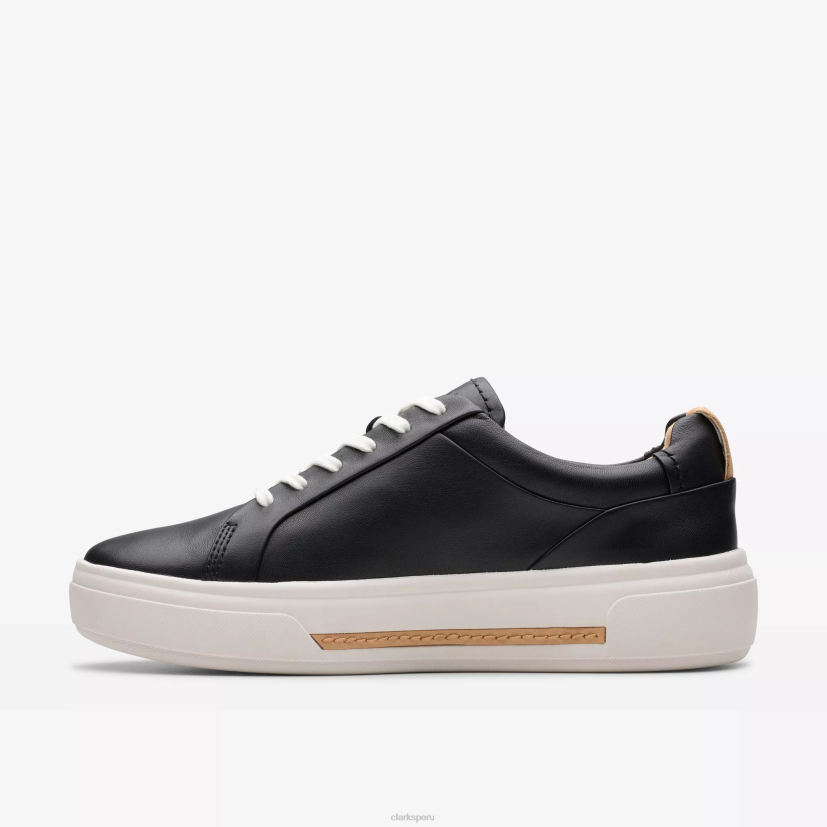 HZVP317 paseo de malva cuero negro Clarks