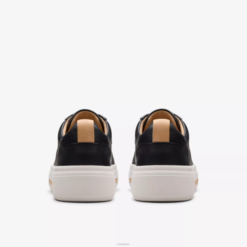 HZVP317 paseo de malva cuero negro Clarks