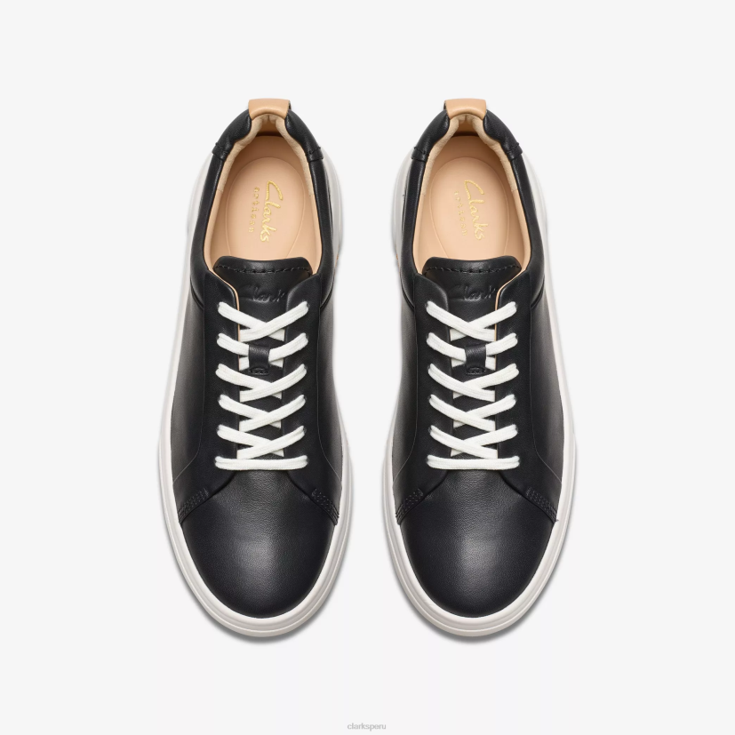 HZVP317 paseo de malva cuero negro Clarks