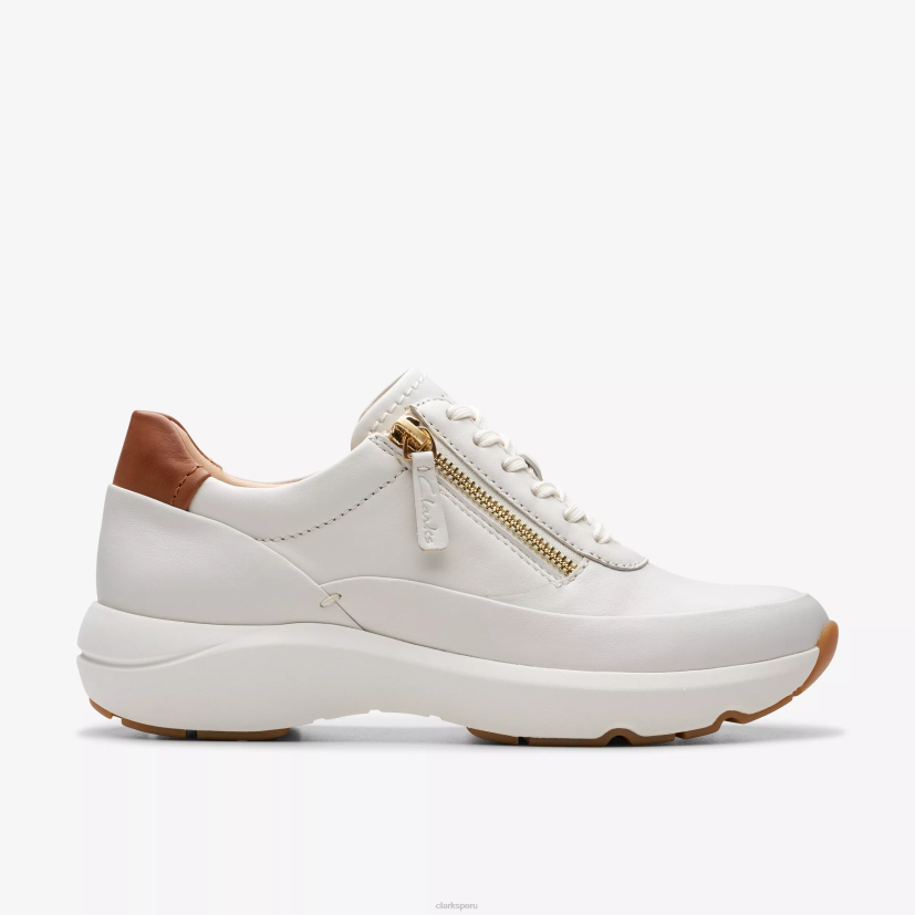 HZVP319 cremallera tivoli cuero blanco roto Clarks