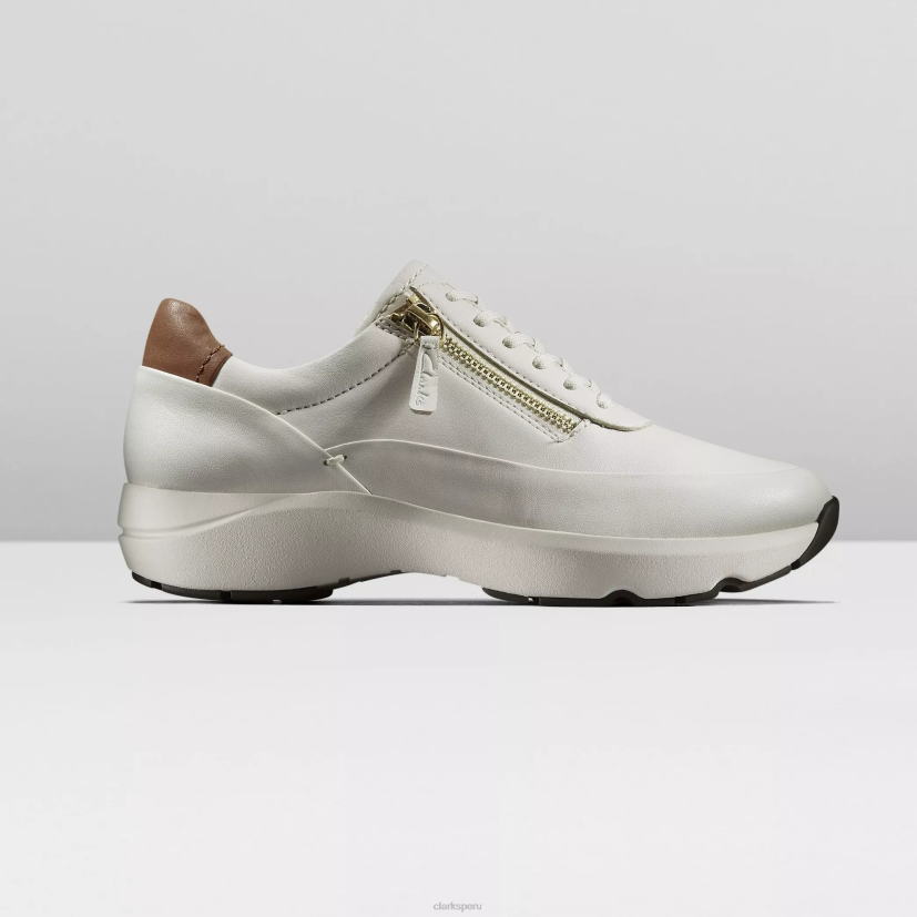 HZVP319 cremallera tivoli cuero blanco roto Clarks