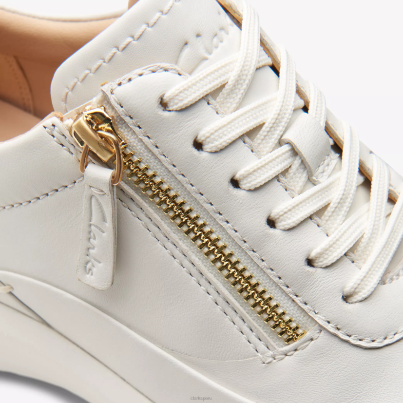 HZVP319 cremallera tivoli cuero blanco roto Clarks