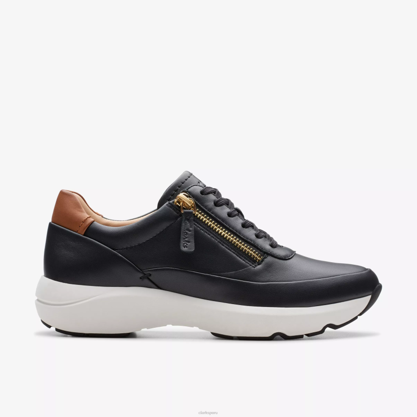 HZVP320 cremallera tivoli cuero negro Clarks