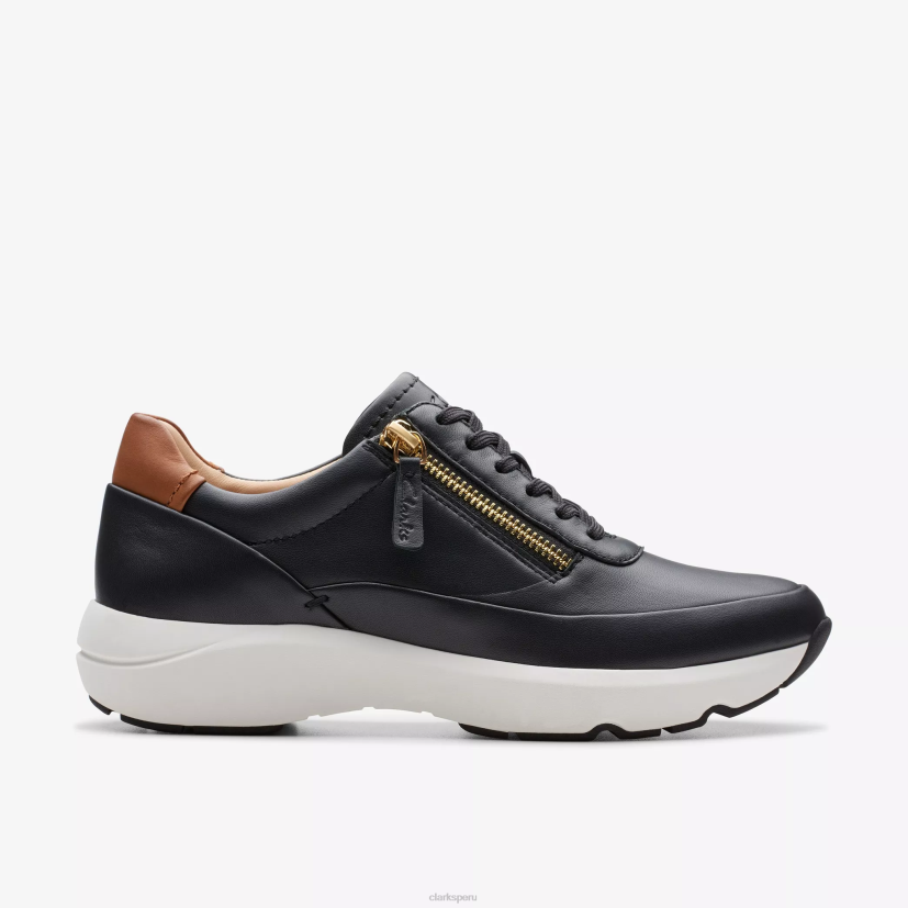 HZVP320 cremallera tivoli cuero negro Clarks