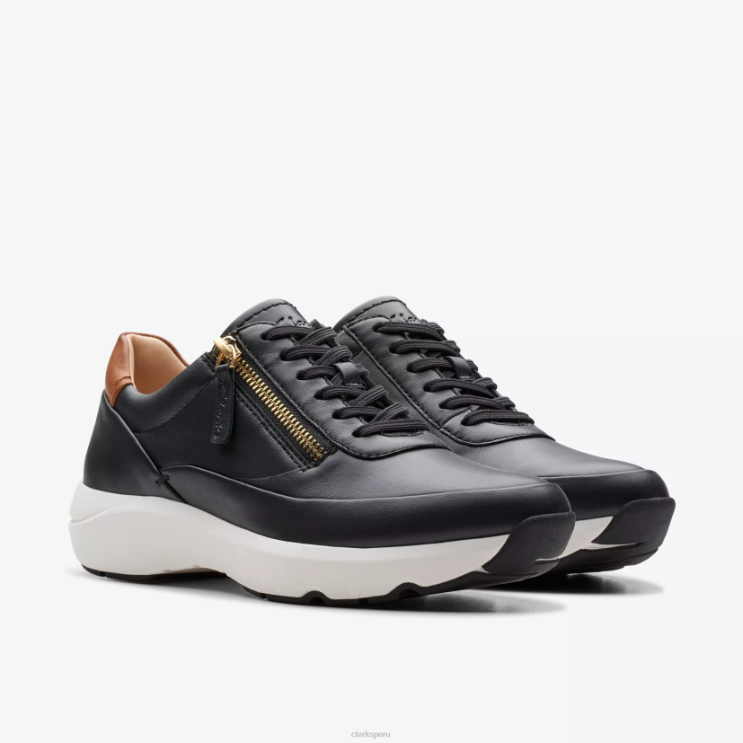 HZVP320 cremallera tivoli cuero negro Clarks