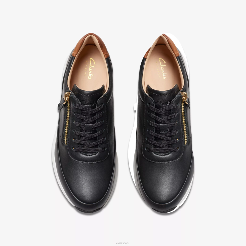 HZVP320 cremallera tivoli cuero negro Clarks
