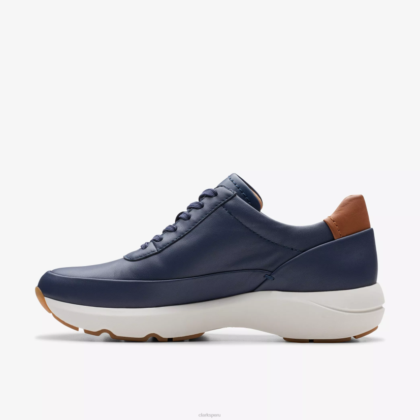 HZVP322 cremallera tivoli cuero azul marino Clarks