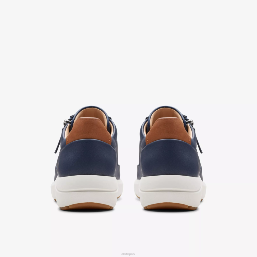 HZVP322 cremallera tivoli cuero azul marino Clarks