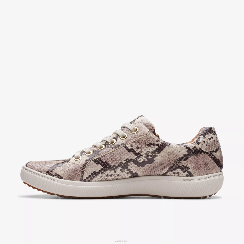 HZVP323 encaje nalle estampado de serpiente Clarks