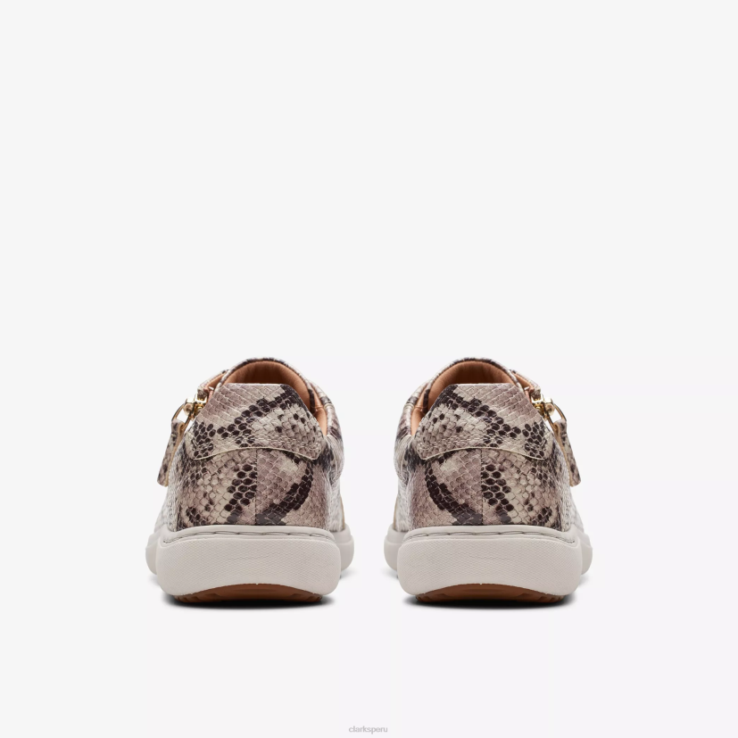 HZVP323 encaje nalle estampado de serpiente Clarks