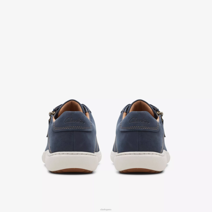 HZVP326 encaje nalle nubuck azul marino Clarks