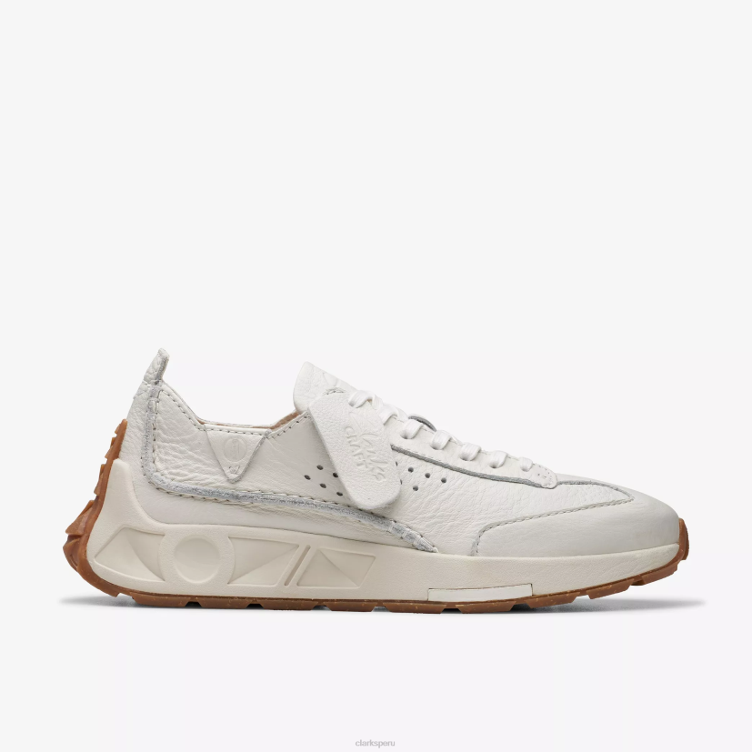 HZVP334 velocidad artesanal cuero blanco roto Clarks