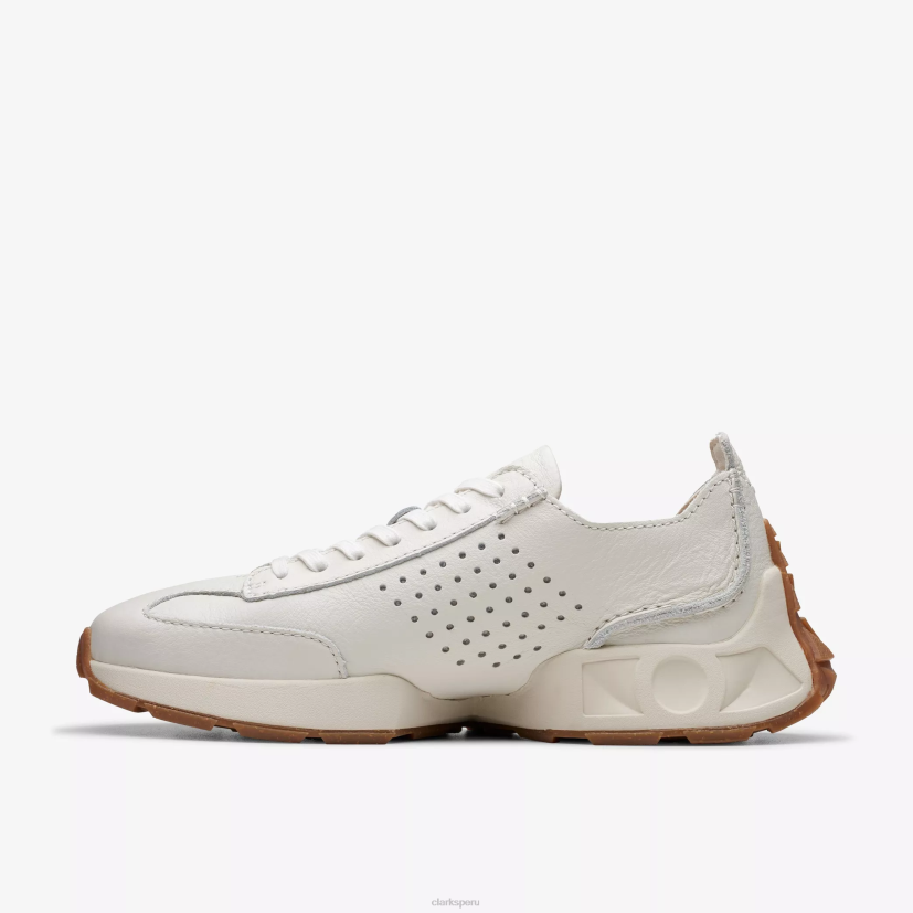 HZVP334 velocidad artesanal cuero blanco roto Clarks