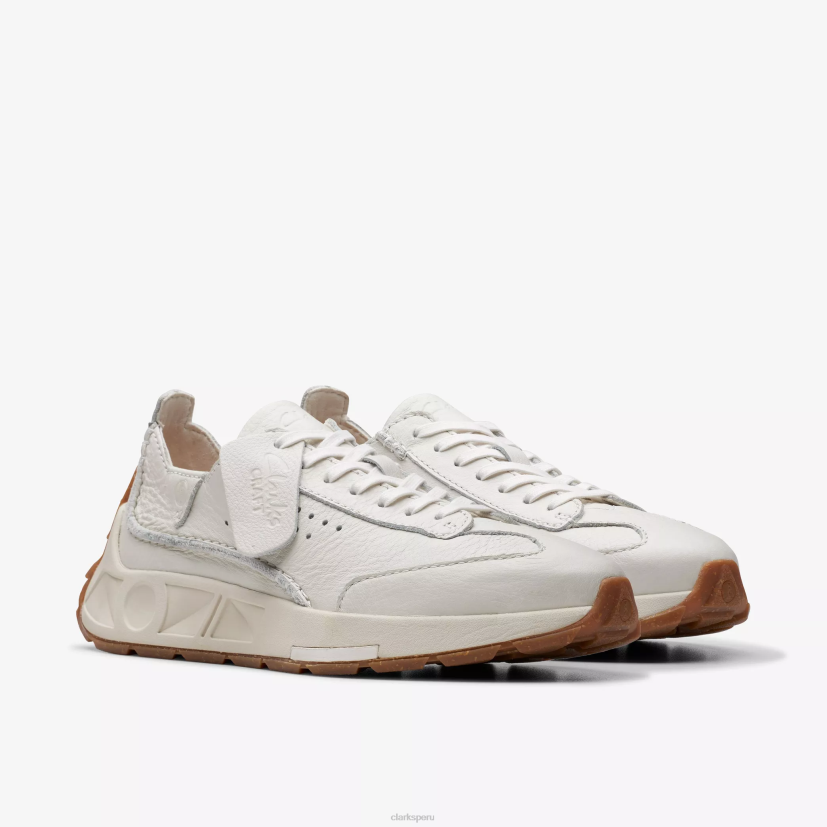 HZVP334 velocidad artesanal cuero blanco roto Clarks