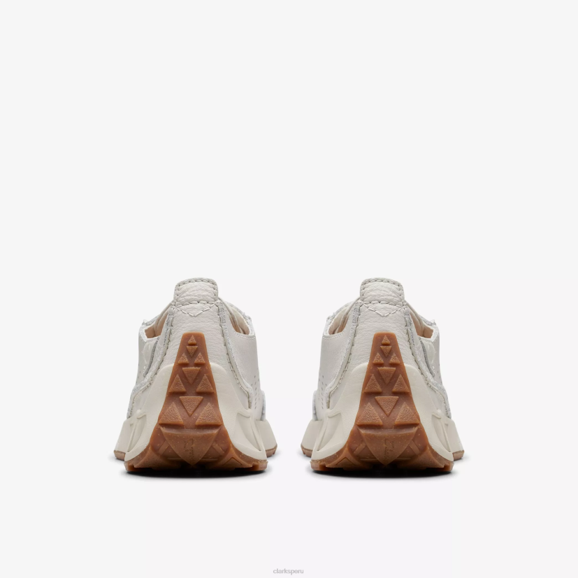 HZVP334 velocidad artesanal cuero blanco roto Clarks