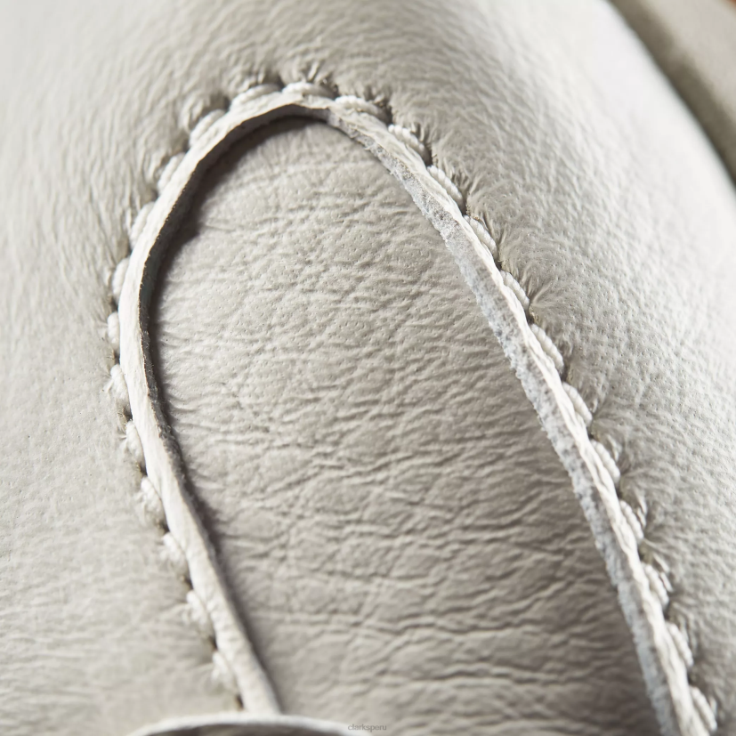 HZVP334 velocidad artesanal cuero blanco roto Clarks