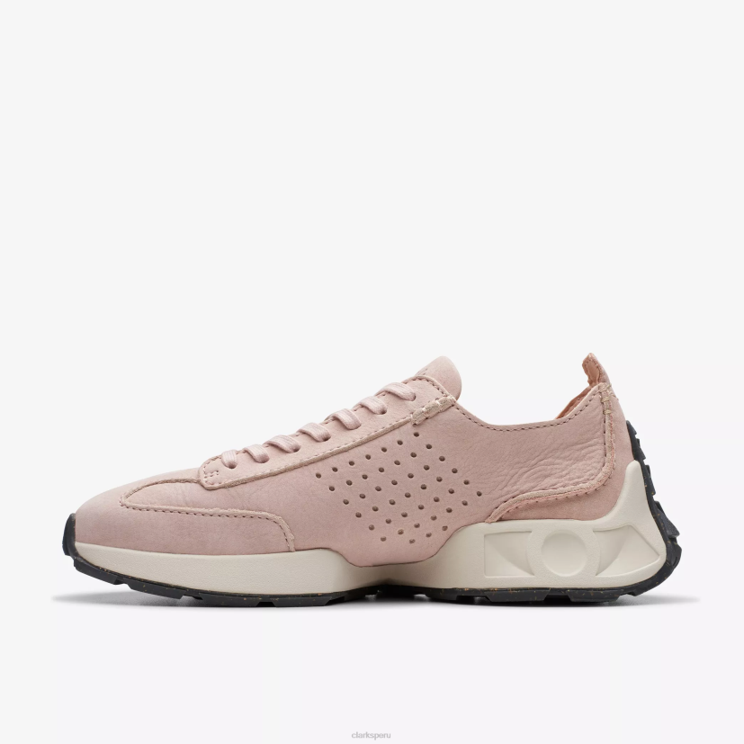 HZVP336 velocidad artesanal nubuck rosa Clarks