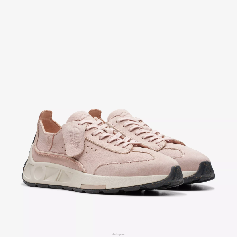 HZVP336 velocidad artesanal nubuck rosa Clarks