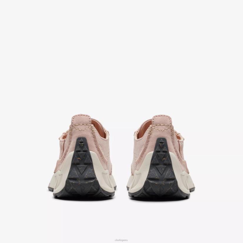 HZVP336 velocidad artesanal nubuck rosa Clarks
