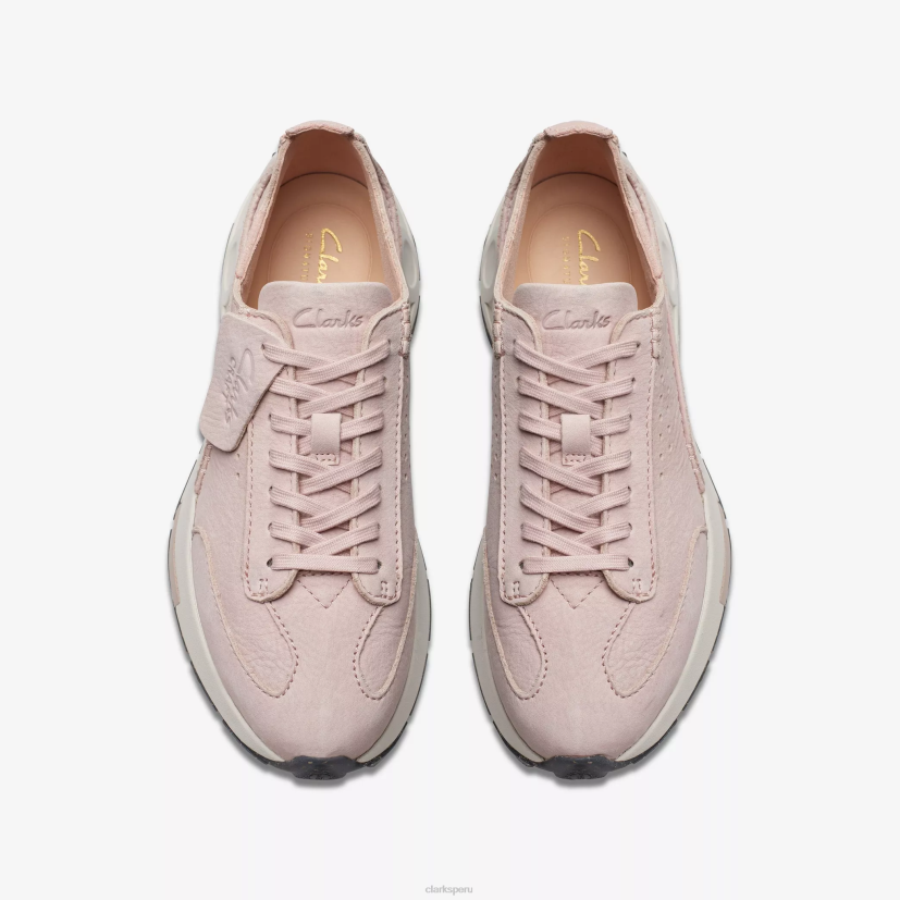 HZVP336 velocidad artesanal nubuck rosa Clarks