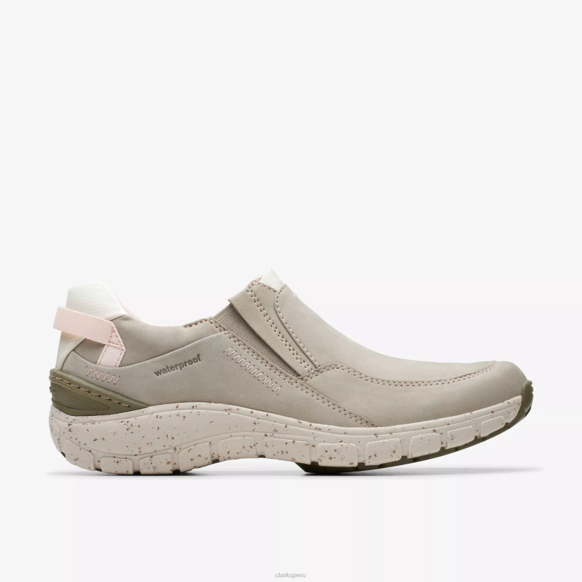 HZVP339 meseta de olas nubuck de piedra Clarks