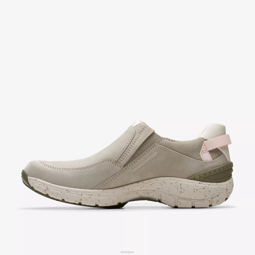 HZVP339 meseta de olas nubuck de piedra Clarks