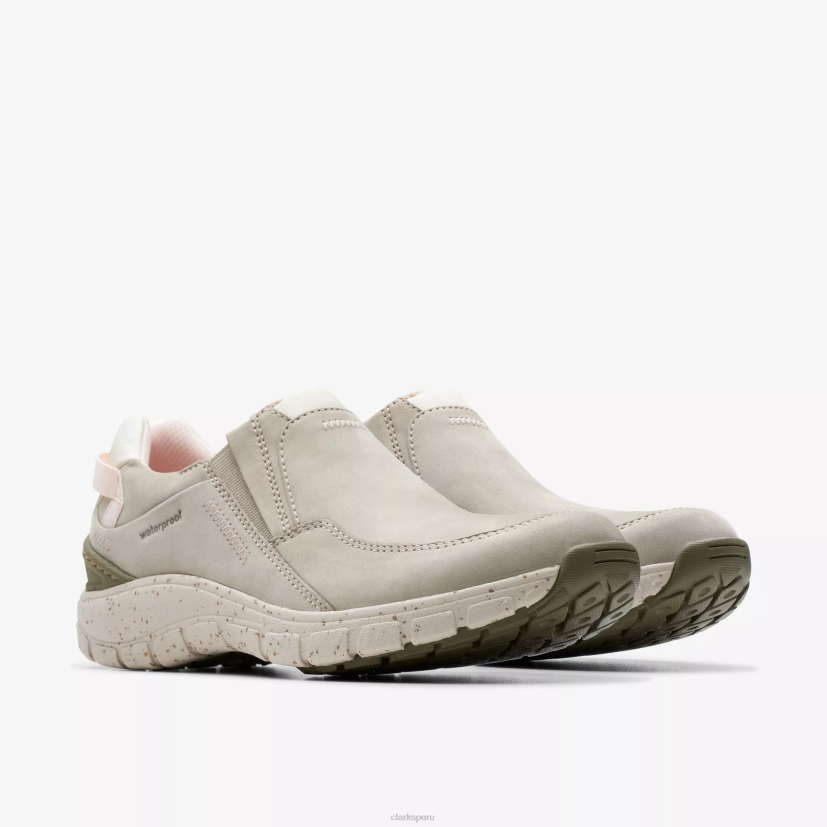 HZVP339 meseta de olas nubuck de piedra Clarks