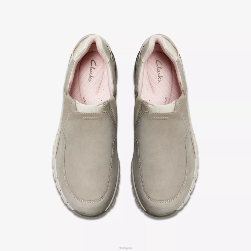 HZVP339 meseta de olas nubuck de piedra Clarks