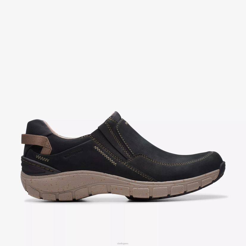HZVP340 meseta de olas nubuck negro Clarks