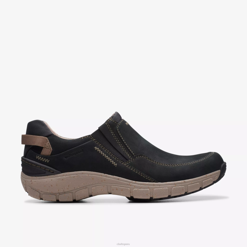HZVP340 meseta de olas nubuck negro Clarks