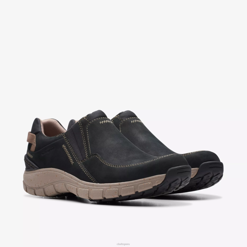 HZVP340 meseta de olas nubuck negro Clarks