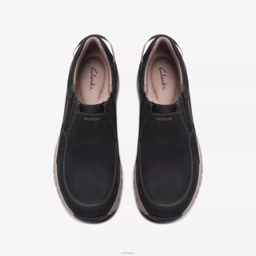 HZVP340 meseta de olas nubuck negro Clarks