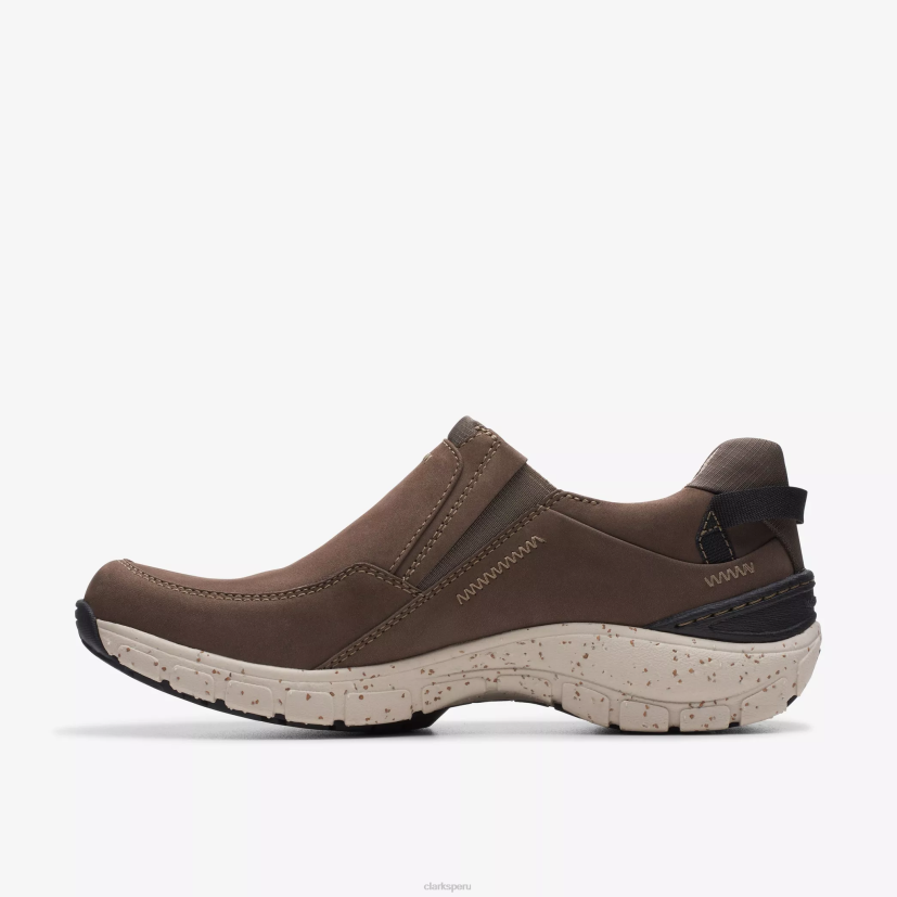 HZVP342 meseta de olas nubuck topo Clarks