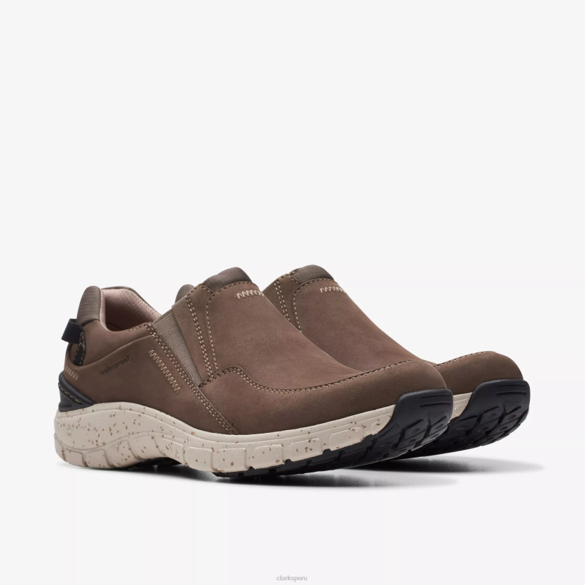 HZVP342 meseta de olas nubuck topo Clarks