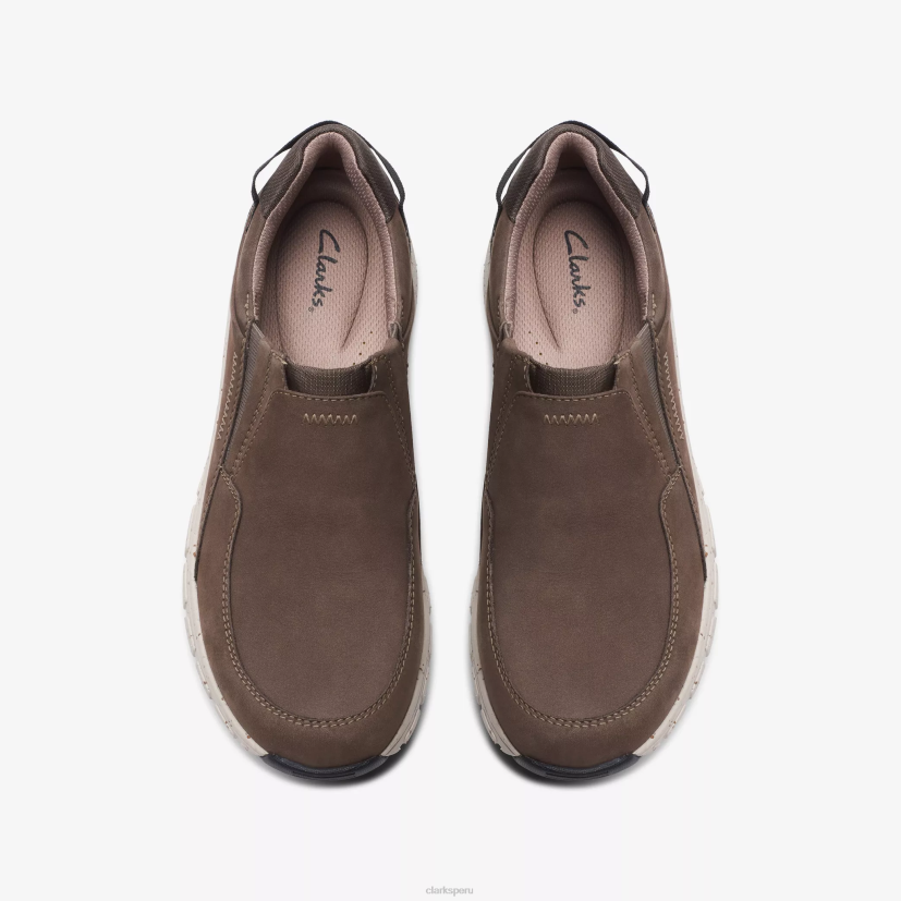 HZVP342 meseta de olas nubuck topo Clarks