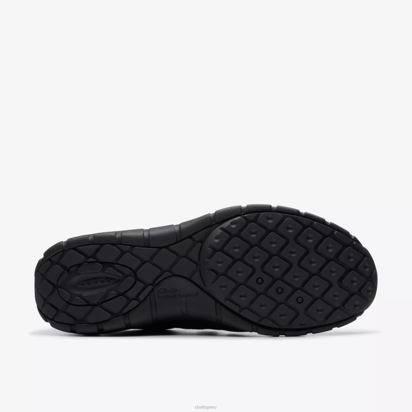 HZVP345 rango de onda cuero negro Clarks