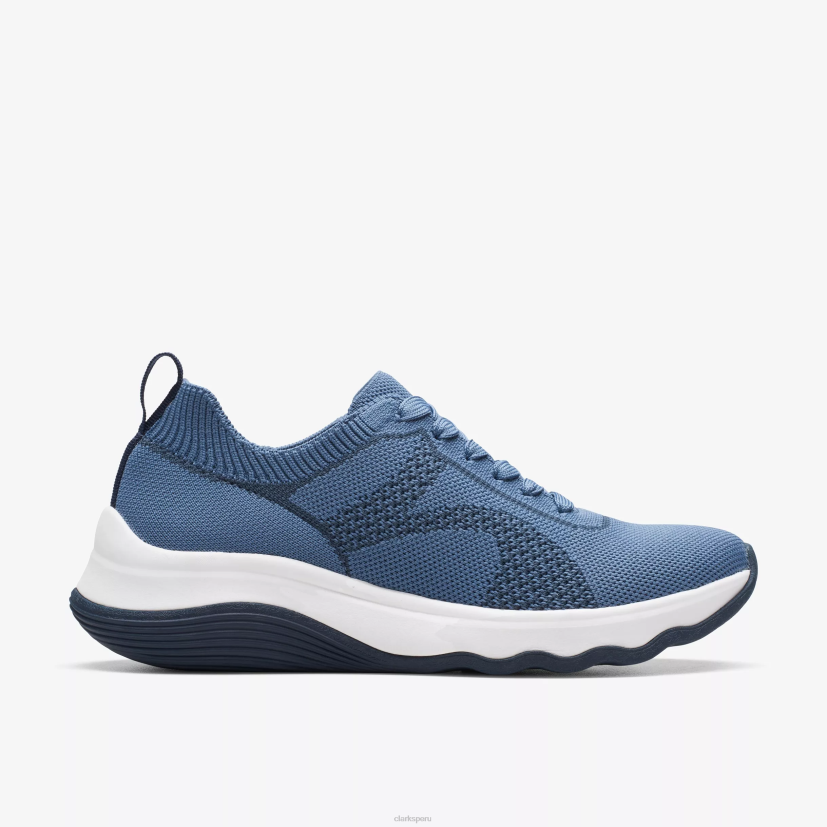 HZVP351 empate del circuito punto azul denim Clarks