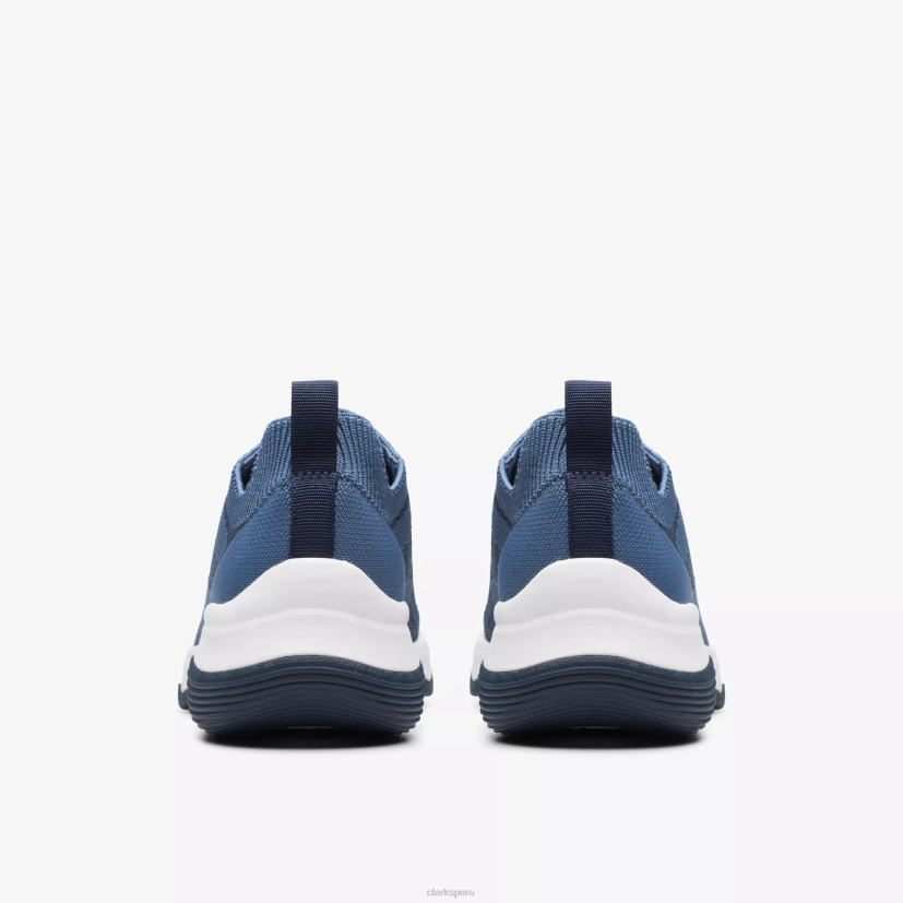 HZVP351 empate del circuito punto azul denim Clarks