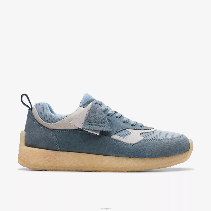 HZVP355 Calle 8 Lockhill combinación gris azul Clarks