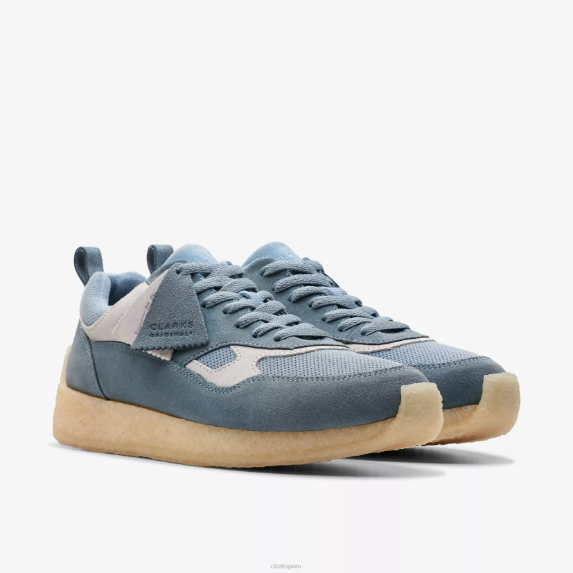 HZVP355 Calle 8 Lockhill combinación gris azul Clarks