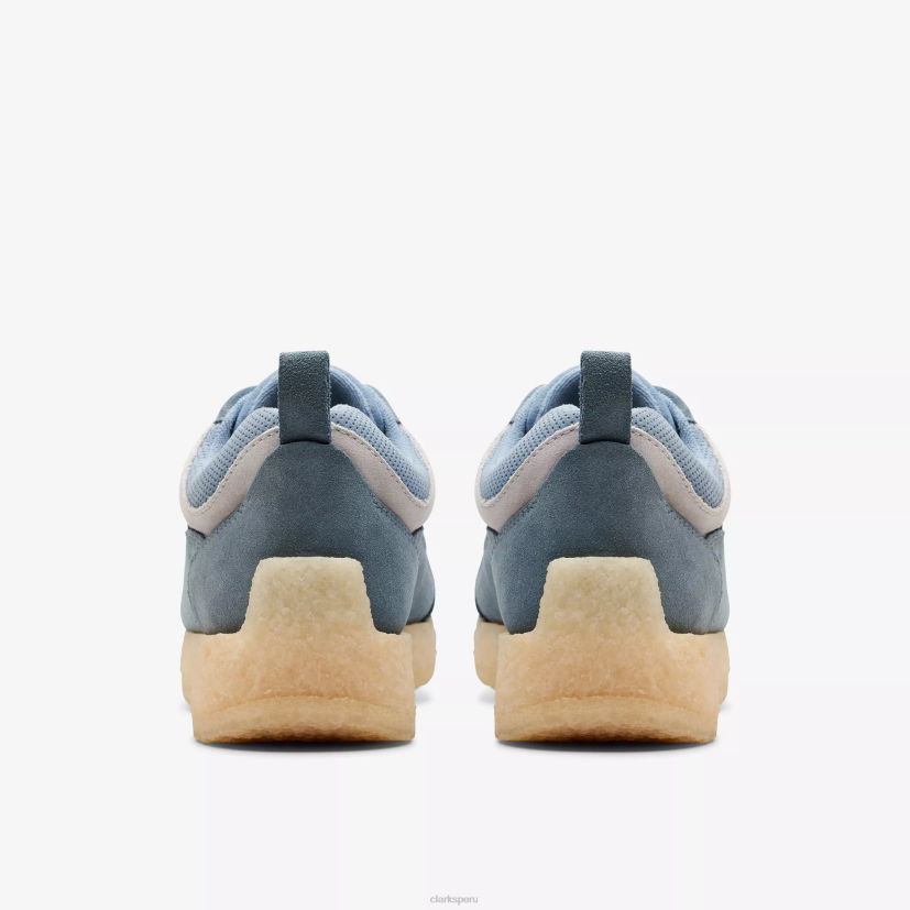 HZVP355 Calle 8 Lockhill combinación gris azul Clarks