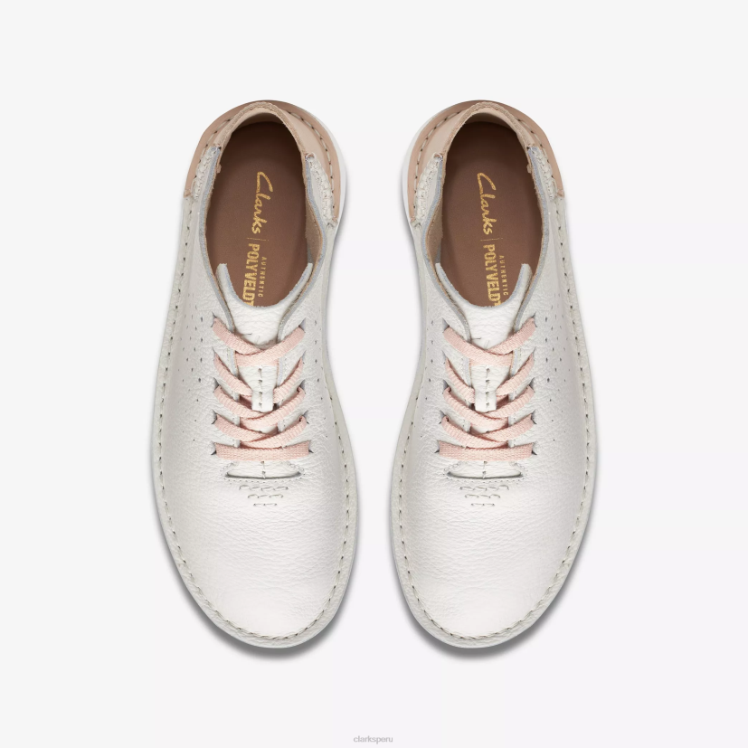 HZVP360 grabado velhill combinación de blanco roto Clarks