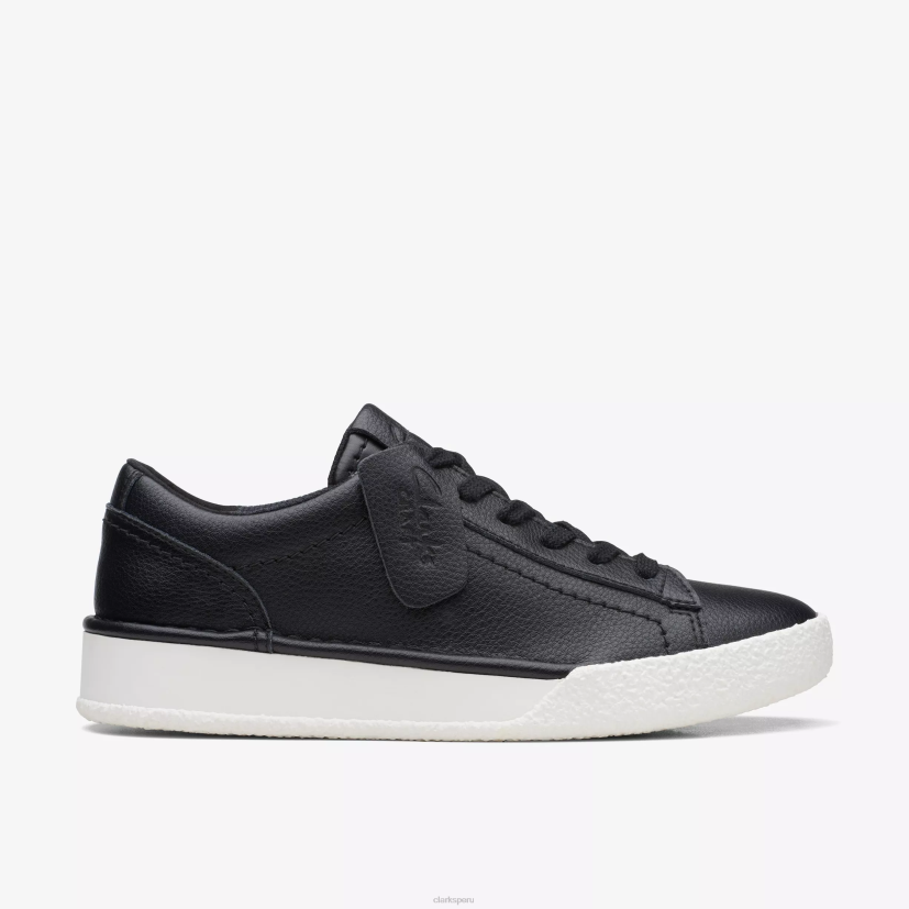HZVP367 paseo por la taza artesanal cuero negro Clarks