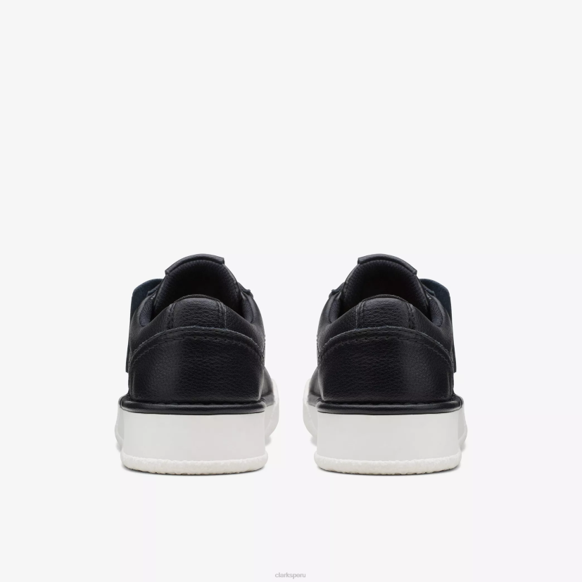 HZVP367 paseo por la taza artesanal cuero negro Clarks