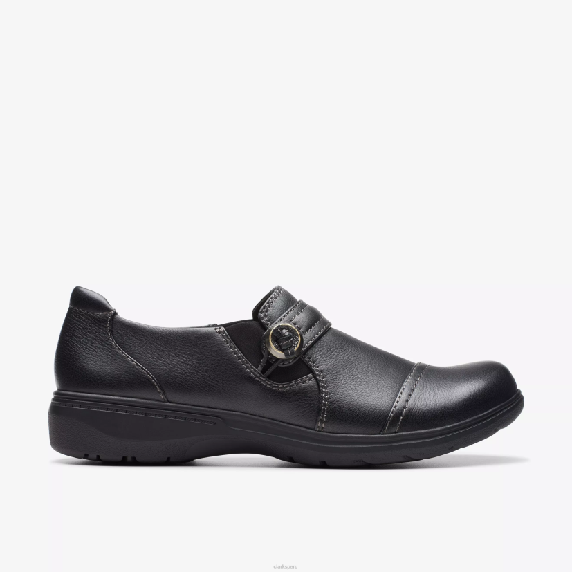 HZVP551 perla carleigh cuero negro Clarks