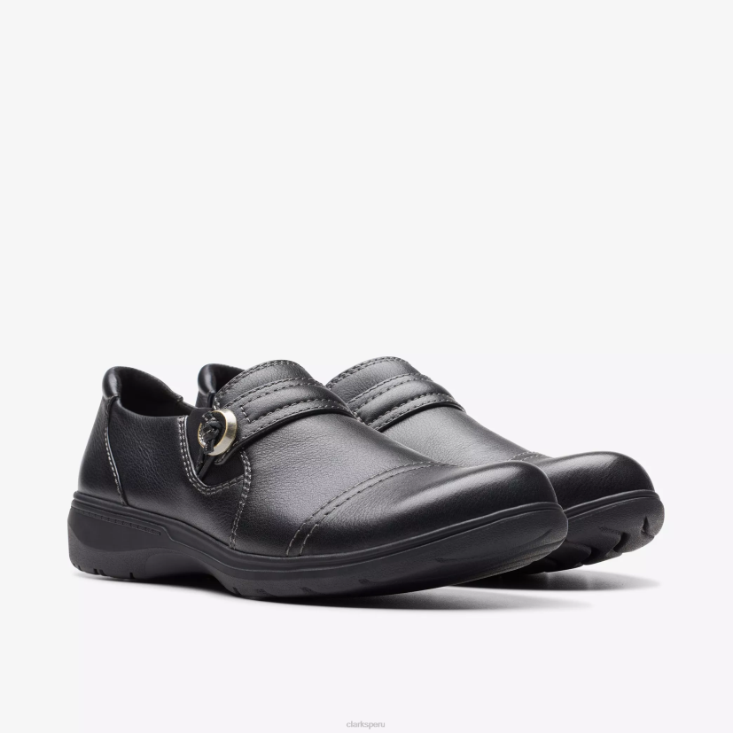 HZVP551 perla carleigh cuero negro Clarks