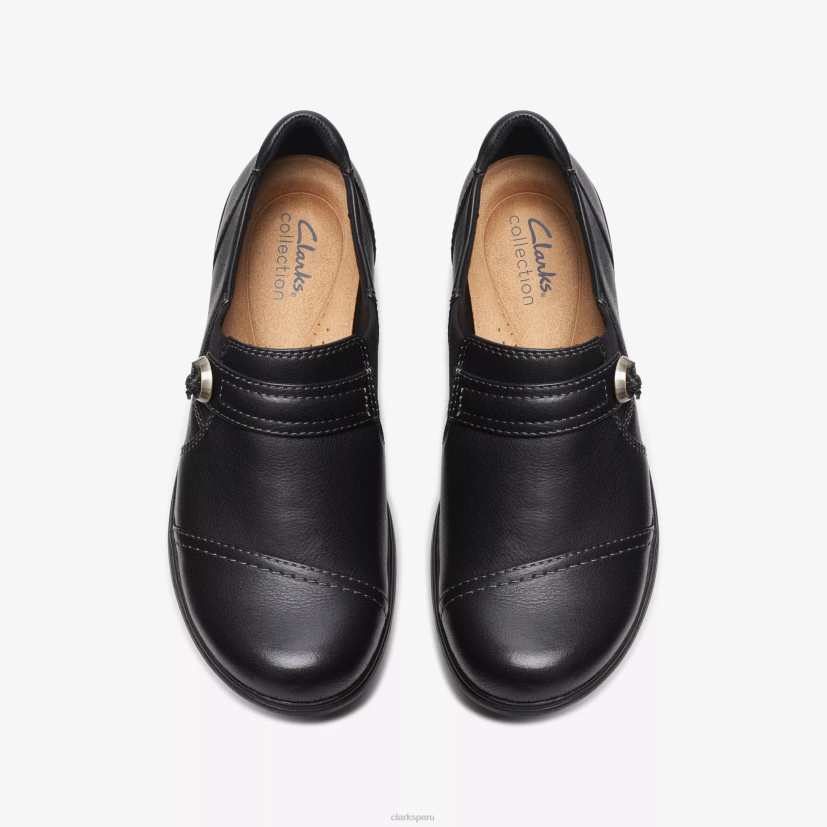 HZVP551 perla carleigh cuero negro Clarks