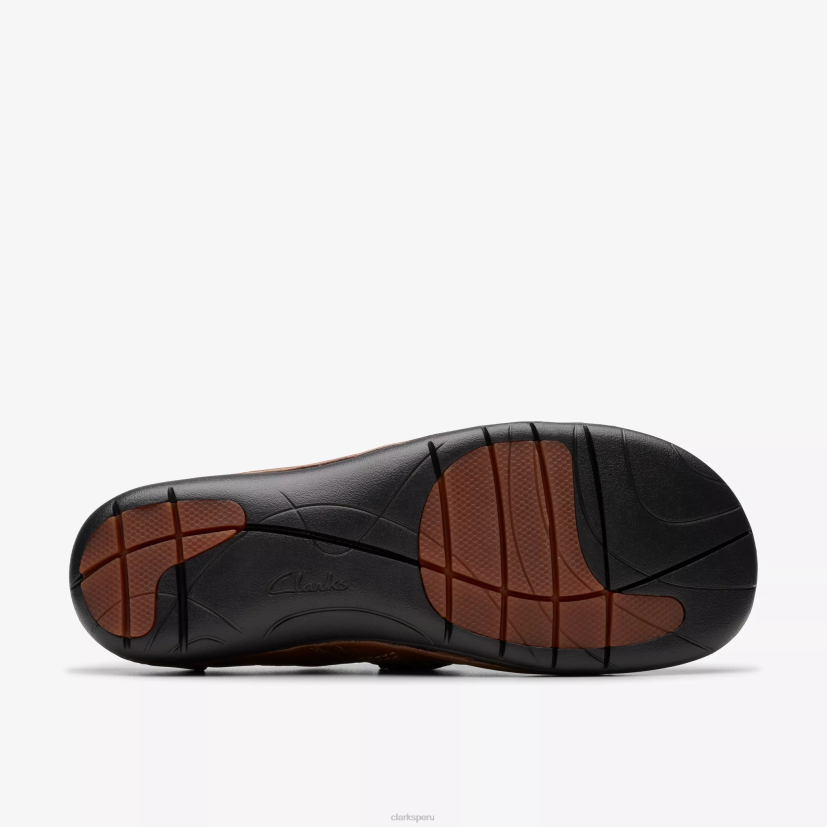 HZVP554 facilidad de bucle cuero bronceado oscuro Clarks