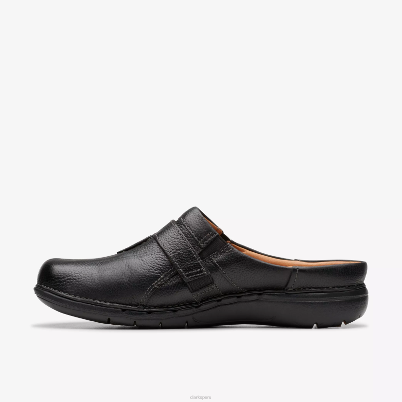 HZVP555 facilidad de bucle cuero negro Clarks