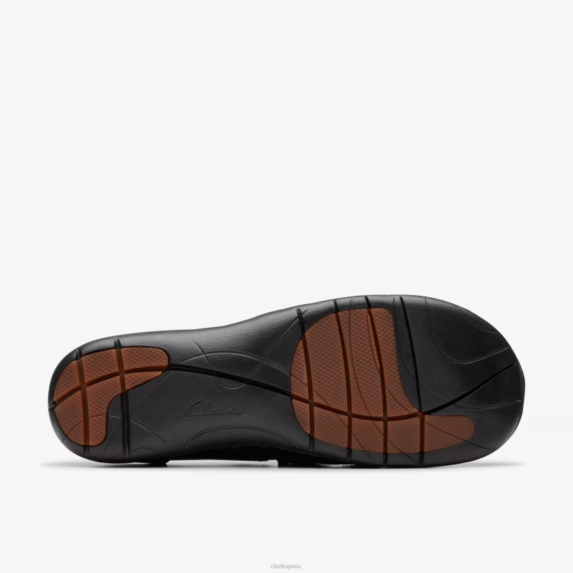 HZVP555 facilidad de bucle cuero negro Clarks